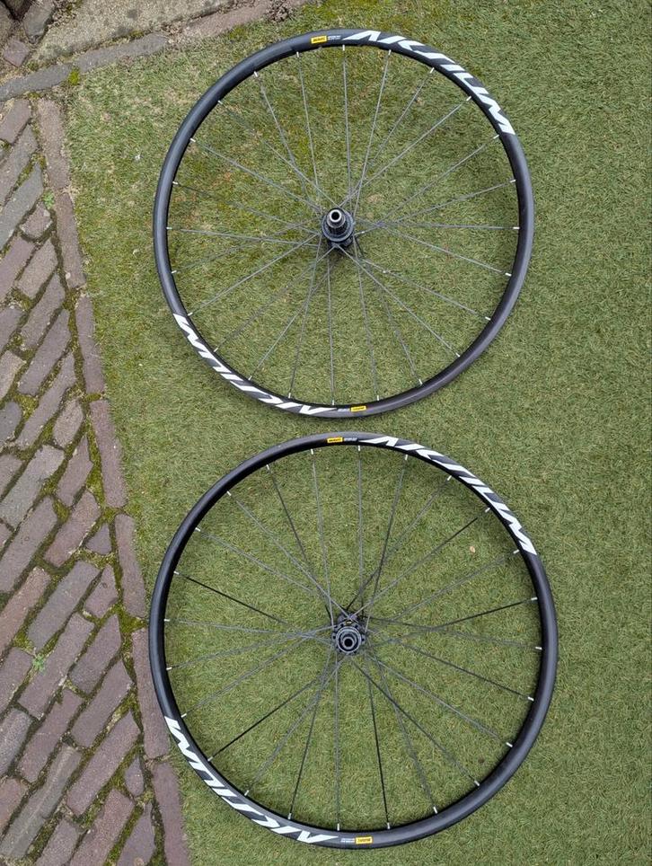 Mavic Aksium Elite UST Wielset, Fietsen en Brommers, Fietsonderdelen, Gebruikt, Racefiets, Wiel, Ophalen of Verzenden