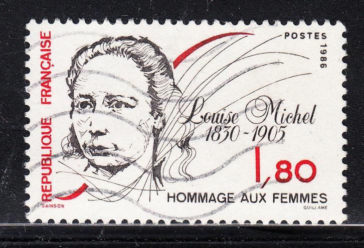 3171 - Frankrijk michel 2540 gestempeld , Louise Michel , an, Postzegels en Munten, Postzegels | Europa | Frankrijk, Gestempeld