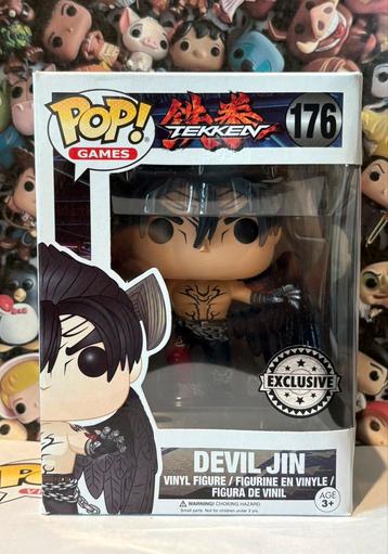 Funko pop Devil Jin 176 van Tekken games exclusive beschikbaar voor biedingen