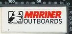 Sticker: Mariner Outboards, Ophalen of Verzenden, Zo goed als nieuw, Bedrijf of Vereniging