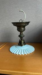 Bronze plafond lamp, Ophalen of Verzenden, Koper of Brons