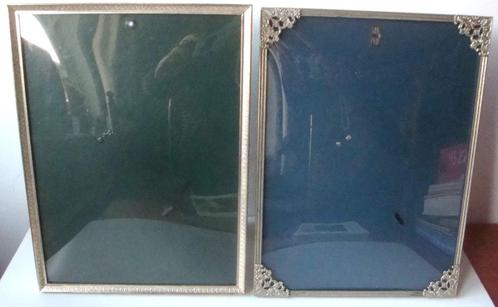 Oude fotolijstjes diverse maten, bol of vlak glas, art deco,, Antiek en Kunst, Antiek | Woonaccessoires, Ophalen of Verzenden