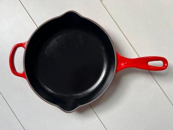 Le Creuset ronde Skillet 23cm koekenpan kersenrood beschikbaar voor biedingen