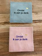 Tegeltjes met tekst, Huis en Inrichting, Ophalen of Verzenden, Nieuw