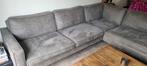 Grijze hoekbank/chaise longue, Huis en Inrichting, Banken | Complete zithoeken, Ophalen of Verzenden, Zo goed als nieuw
