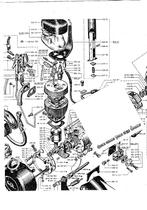 Originele SOLEX constructie-detail-onderdelen-montage teken, Fietsen en Brommers, Overige merken, Overige typen, Ophalen of Verzenden