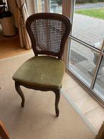 4 x eettafel stoel groen/ hout, Huis en Inrichting, Stoelen, Ophalen, Overige kleuren, Klassiek, Zo goed als nieuw
