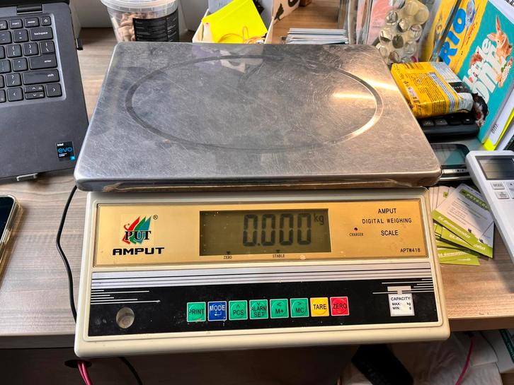 Precisie weegschaal Amput APTW418, Doe-het-zelf en Verbouw, Weegschalen, Gebruikt, Precisieweegschaal, Minder dan 50 kg, Ophalen