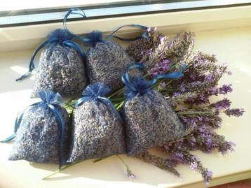 Geurzakje lavendel in organza zakje 20gr beschikbaar voor biedingen