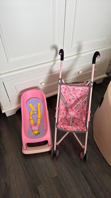 Buggy en schommelstoel baby Born  beschikbaar voor biedingen