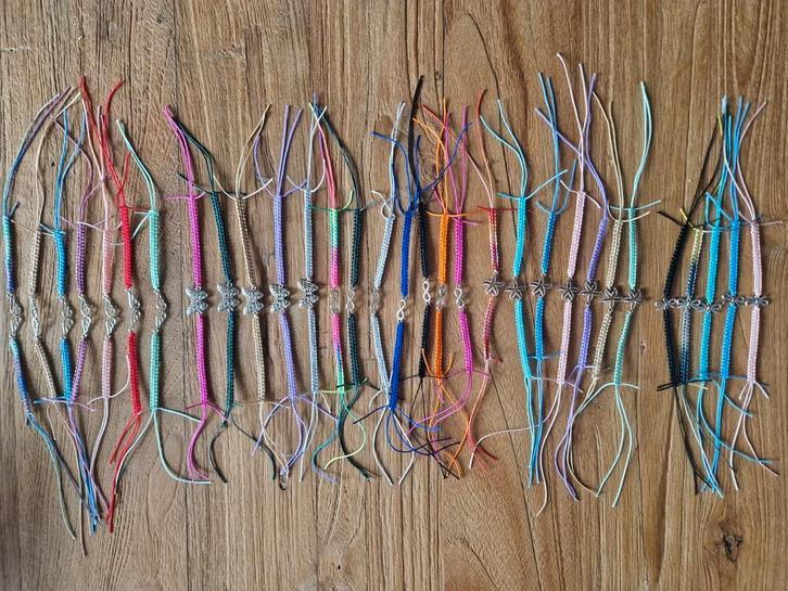 Armbandjes geknoopt vlinder-strik-zeester-vleugels-infinity, Sieraden, Tassen en Uiterlijk, Armbanden, Nieuw, Ophalen of Verzenden