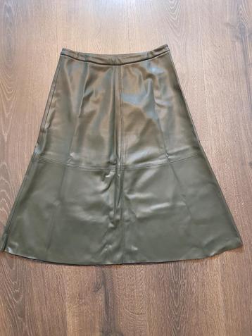 DIDI damesrok leatherlook/imitatieleer legergroen maat XS  beschikbaar voor biedingen