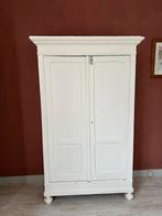 Vintage Meidenkast Wit - 170x105cm, Ophalen, Gebruikt, 100 tot 150 cm, Metaal