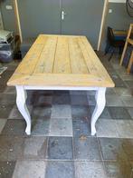 steigerhouten tafel, Huis en Inrichting, Tafels | Eettafels, Ophalen, Gebruikt, 200 cm of meer, 50 tot 100 cm