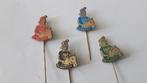 4 verschillende kleuren speldjes Ivanhoe, Verzamelen, Speldjes, Pins en Buttons, Ophalen of Verzenden, Zo goed als nieuw