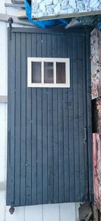 Hardhouten boeren staldeur: schuifdeuren, Ophalen, Gebruikt, Binnendeur, 200 tot 215 cm