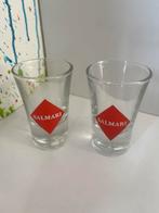 Salmari likeur glaasjes set van 2 glazen, Verzamelen, Glas en Borrelglaasjes, Ophalen of Verzenden, Zo goed als nieuw, Borrel- of Shotglas