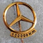 Mercedes 100.000 km Speldje Steekspeld Zilver Verguld, Verzamelen, Ophalen of Verzenden, Zo goed als nieuw