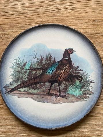 Vintage ARM Ceramica Schaal Fazant Italië Decoratief Wandbor beschikbaar voor biedingen