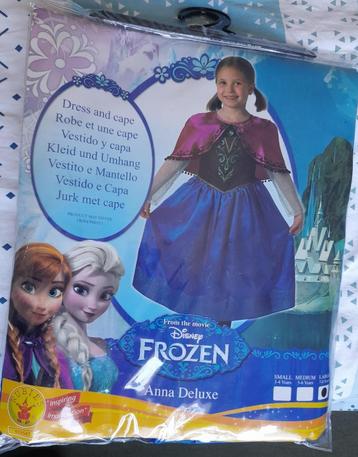 Disney prinsessenjurk frozen Anna de luxe met cape beschikbaar voor biedingen