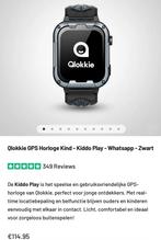 [NIEUW] - Qlokkie GPS Smartwatch voor Kinderen - Zwart, Ophalen, Zwart, Nieuw, GPS