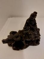 Boeddhabeeldje op Heilige Koe - 8cm, Ophalen of Verzenden