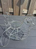 Metalen eiermandje, Antiek en Kunst, Ophalen of Verzenden