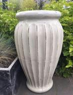 Grote hoge 68cm geglazuurde oude vaas bloempot diverse, 50 tot 75 cm, Wit, Aardewerk of Porselein, Ophalen of Verzenden