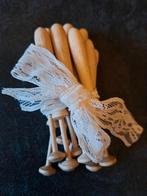 10 klosjes voor kantklossen, Antiek en Kunst, Curiosa en Brocante, Ophalen of Verzenden