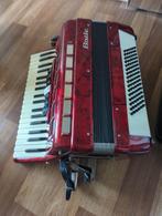 Accordeon 96 bas - Baile m2007, Muziek en Instrumenten, Accordeons, Gebruikt, Toetsaccordeon, 96-bas, Met riemen