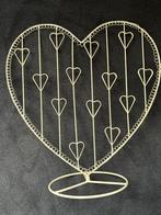 Metalen Foto en/of kaartenhouder hartvormig, Huis en Inrichting, Ophalen of Verzenden, Zo goed als nieuw, Minder dan 50 cm, Minder dan 50 cm