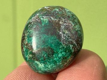 Chrysocolla edelsteen broekzaksteen beschikbaar voor biedingen
