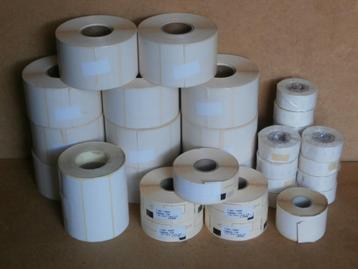 Thermische etiket stickers thermisch thermo labels 32 stuks beschikbaar voor biedingen