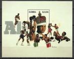 Zambia 2008 Mohammed Ali bokser miniatuurvel postfris, Verzenden, Zambia, Postfris