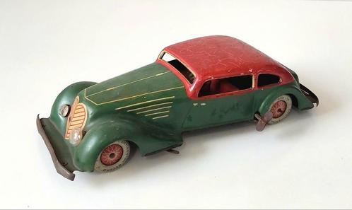 Antieke Blikken Speelgoed Auto Opwindbaar Distler Güntherman, Hobby en Vrije tijd, Modelauto's | 1:43, Gebruikt, Auto, Overige merken