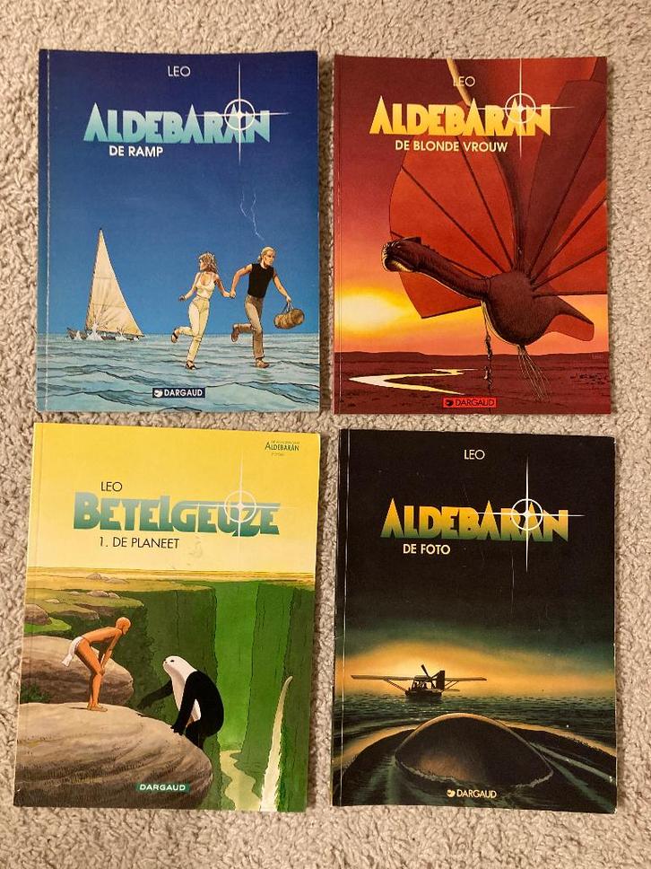 4x Aldebaran: 3x 1e cyclus + 1x 2e cyclus - ZGAN / Nieuw, Boeken, Stripboeken, Zo goed als nieuw, Meerdere stripboeken, Ophalen of Verzenden