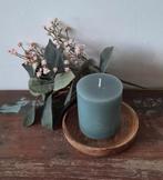 Tray rond hout D10cm voor diverse decoratie, Bruin, Nieuw, Ophalen of Verzenden, Hout