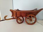 Houten karretje, maten ca. 39 cm (met dissel) x 17,5 x 15cm, Ophalen of Verzenden, Zo goed als nieuw, 1:50 tot 1:144