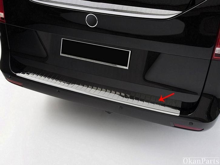 Vito V-klasse W447 achterbumper beschermplaat Beschermlijst, Auto-onderdelen, Carrosserie en Plaatwerk, Bumper, Mercedes-Benz