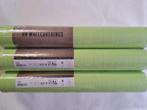 3 rollen FELGROEN BEHANG strepen structuur - BN 21501, Ophalen of Verzenden, Minder dan 10 m², Groen, Modern