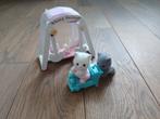 Sylvanian Familie katten met auto en schommel, Ophalen of Verzenden, Zo goed als nieuw