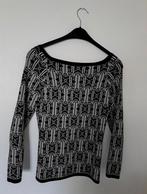 Nikkie Trui Zwart/Wit Maat 40, Zwart, Zo goed als nieuw, Nikkie, Ophalen