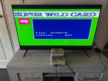 Super Nintendo + Super Wild Card Veel spellen op floppy Disc beschikbaar voor biedingen