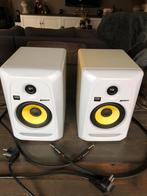 krk rokit 5 wit (2x), Audio, Tv en Foto, Luidsprekers, Overige merken, Front, Rear of Stereo speakers, Gebruikt, Ophalen