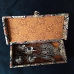 Lepeldoosje met 12 Djokja lepeltjes,800 zilver, Antiek en Kunst, Ophalen of Verzenden, Zilver