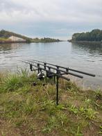 Karper Set (Hengels, Molens, Beetmelders) - Zo Goed Als Nieu, Watersport en Boten, Hengelsport | Karpervissen, Ophalen of Verzenden