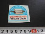 sticker Canon PC-20 Personal Copier, Verzamelen, Stickers, Ophalen, Zo goed als nieuw, Bedrijf of Vereniging