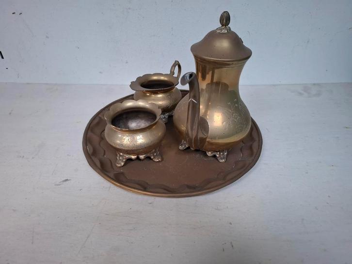 Thee of koffie servies, Antiek en Kunst, Antiek | Koper en Brons, Ophalen of Verzenden
