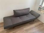 Design slaapbank innovation living, Ophalen, Zo goed als nieuw, 200 cm, Grijs