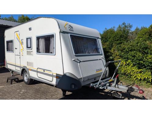 1e eigenaar Knaus SW 450 TU erg mooi, Caravans en Kamperen, Caravans, Bedrijf, tot en met 4, 750 - 1000 kg, Standaardzit, Knaus